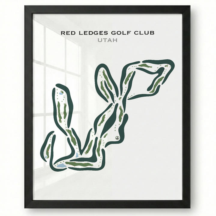 Red Ledges Golf Club, Heber Utah - Printed Golf Courses