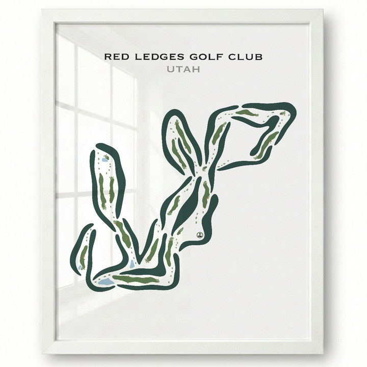 Red Ledges Golf Club, Heber Utah - Printed Golf Courses