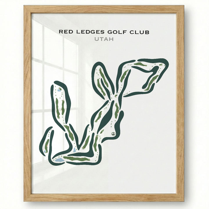 Red Ledges Golf Club, Heber Utah - Printed Golf Courses