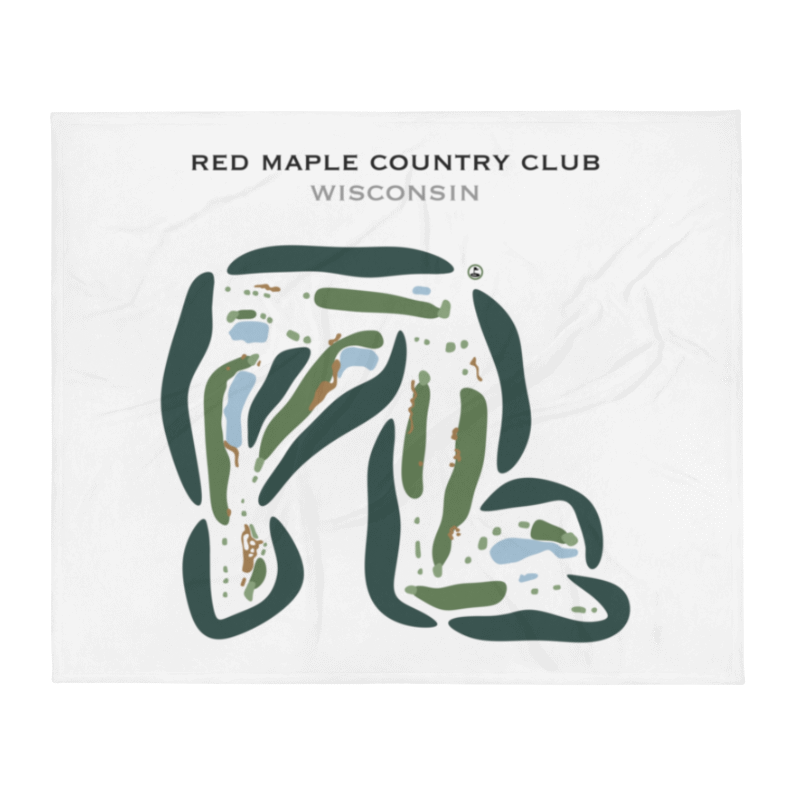 Red Maple Country Club, Wisconsin - Printed Golf Courses