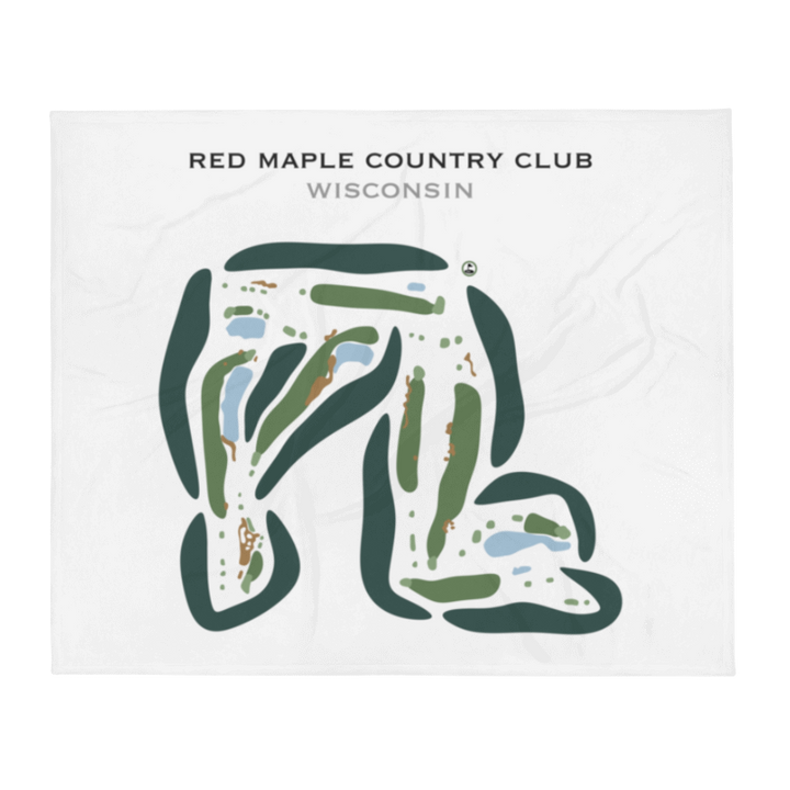 Red Maple Country Club, Wisconsin - Printed Golf Courses