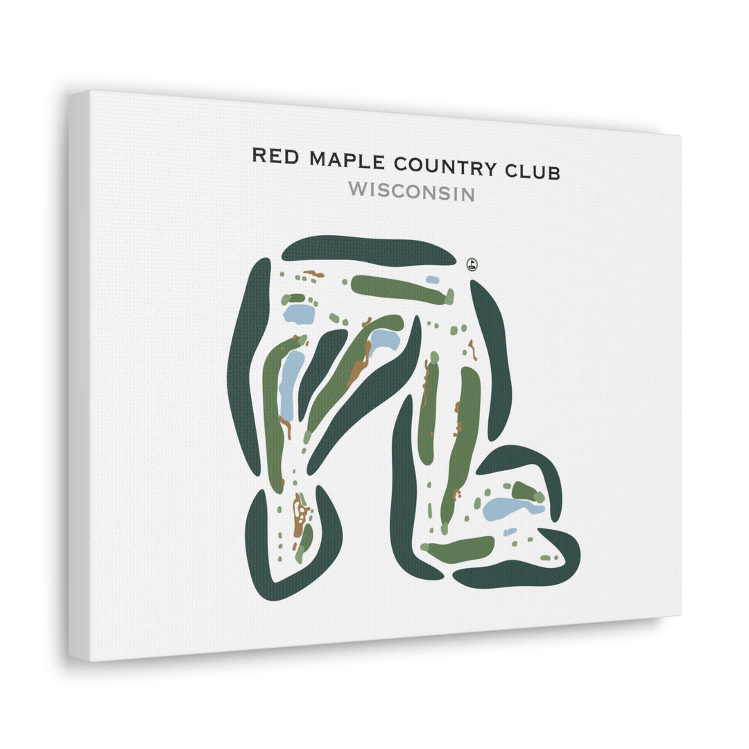 Red Maple Country Club, Wisconsin - Printed Golf Courses