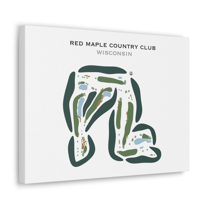 Red Maple Country Club, Wisconsin - Printed Golf Courses
