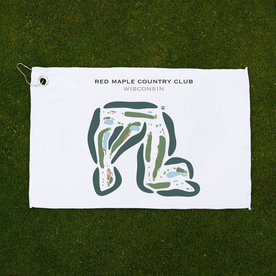 Red Maple Country Club, Wisconsin - Printed Golf Courses