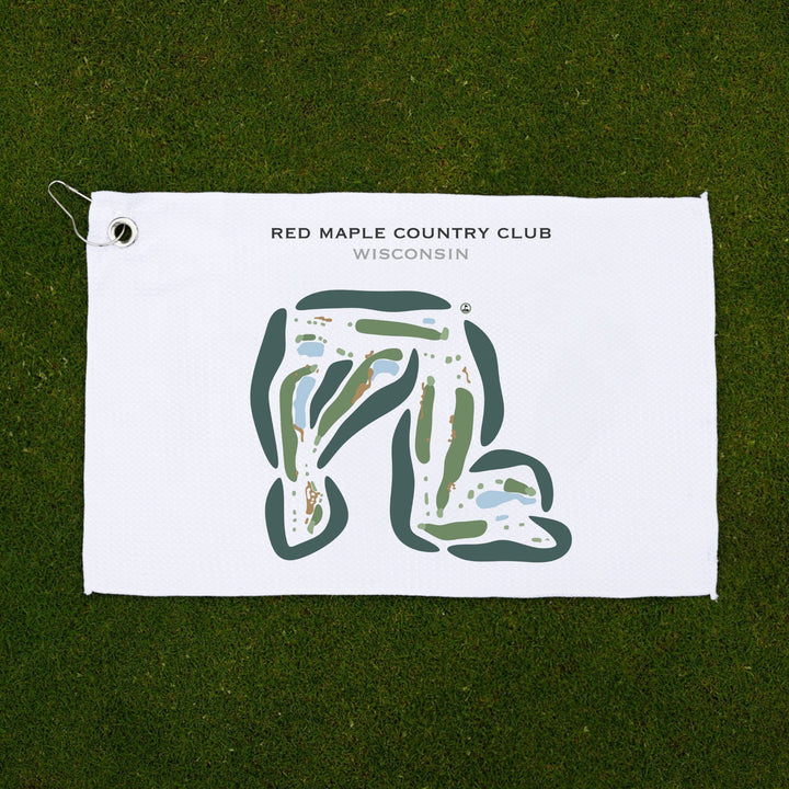 Red Maple Country Club, Wisconsin - Printed Golf Courses