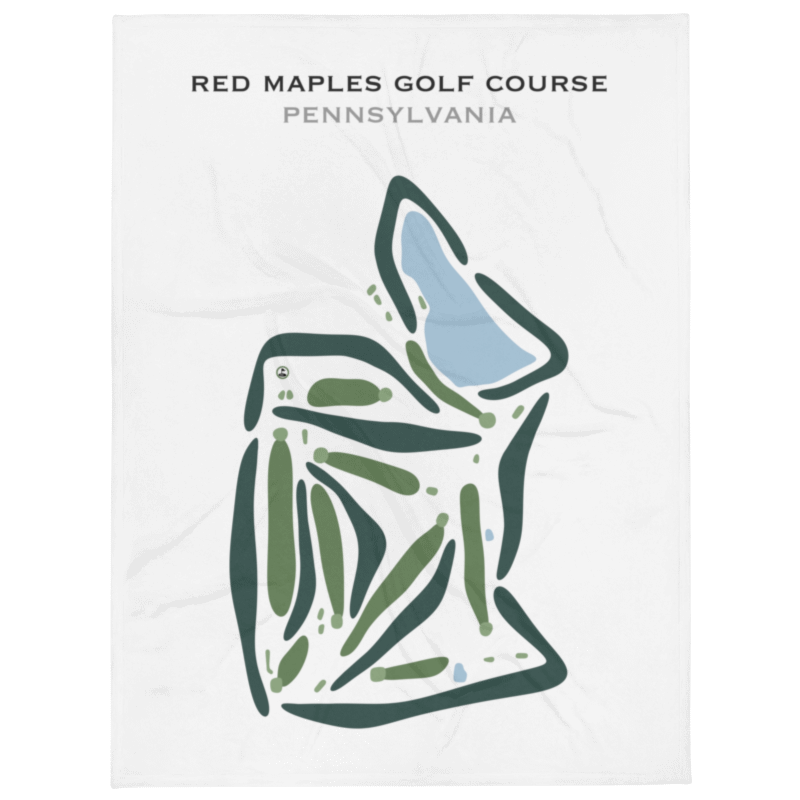 Red Maples Golf Course, Pennsylvania - Printed Golf Courses