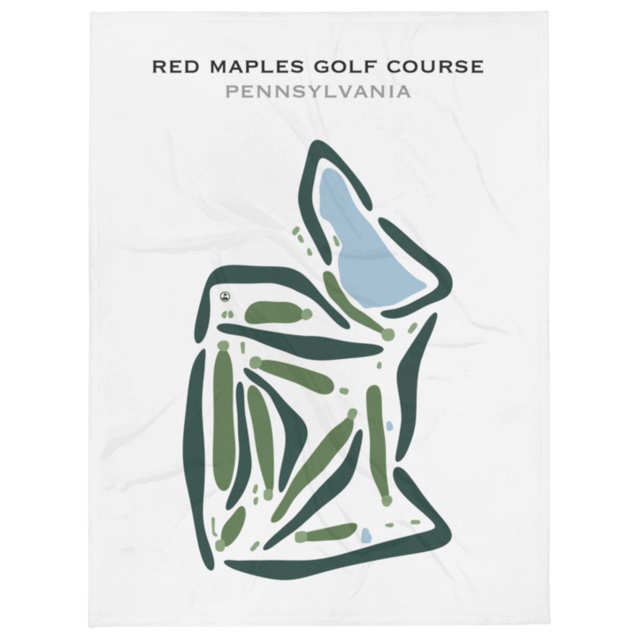 Red Maples Golf Course, Pennsylvania - Printed Golf Courses