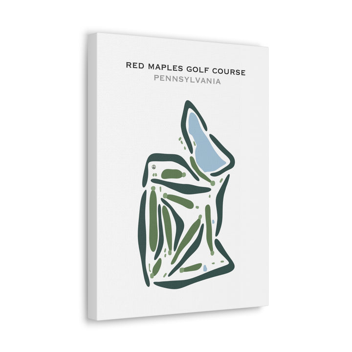 Red Maples Golf Course, Pennsylvania - Printed Golf Courses