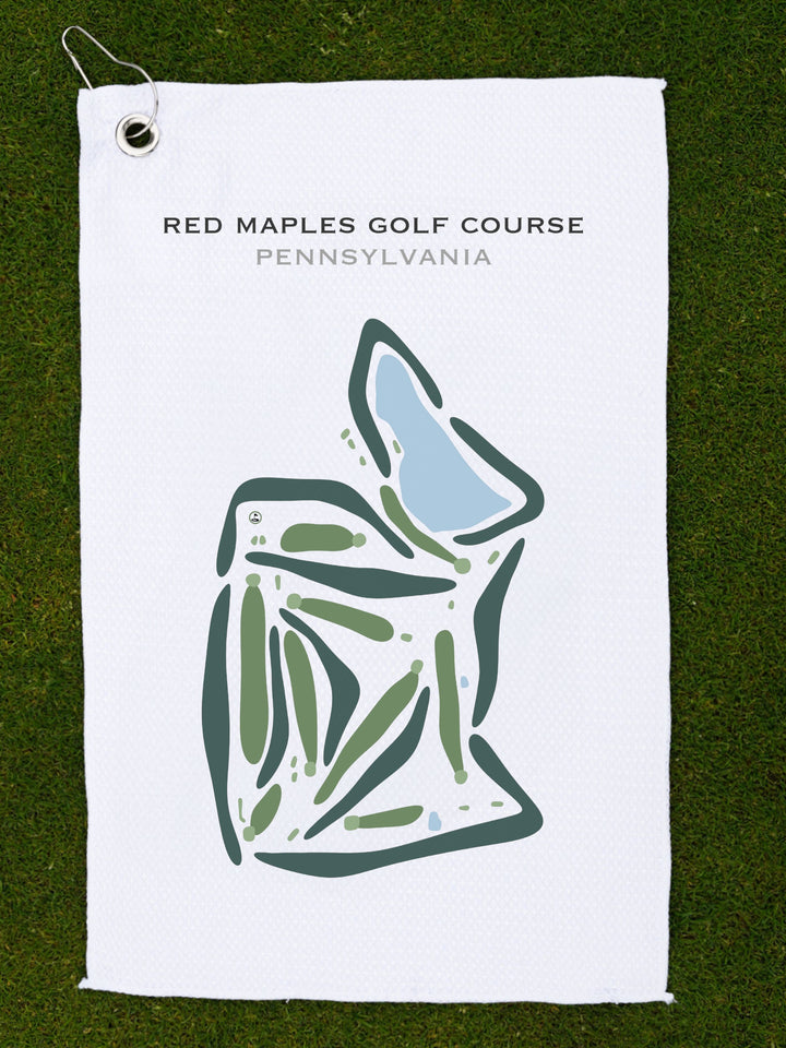 Red Maples Golf Course, Pennsylvania - Printed Golf Courses