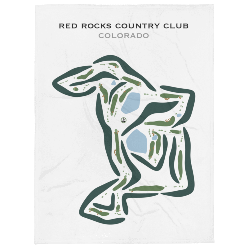 Red Rocks Country Club, Colorado - Printed Golf Courses