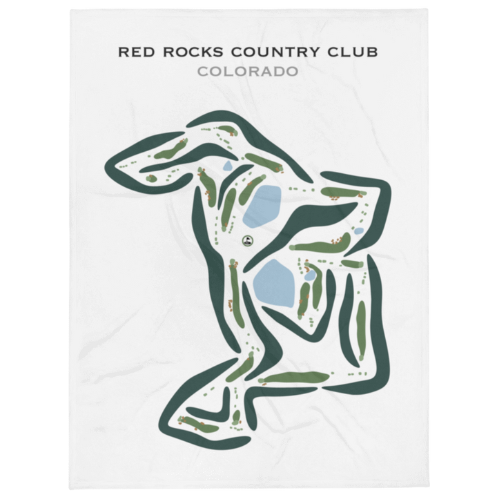 Red Rocks Country Club, Colorado - Printed Golf Courses