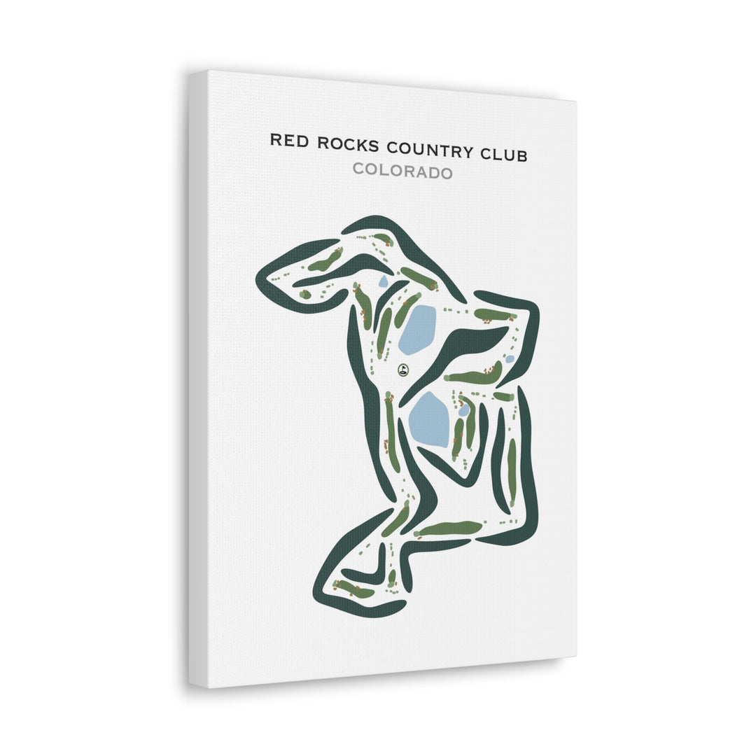 Red Rocks Country Club, Colorado - Printed Golf Courses