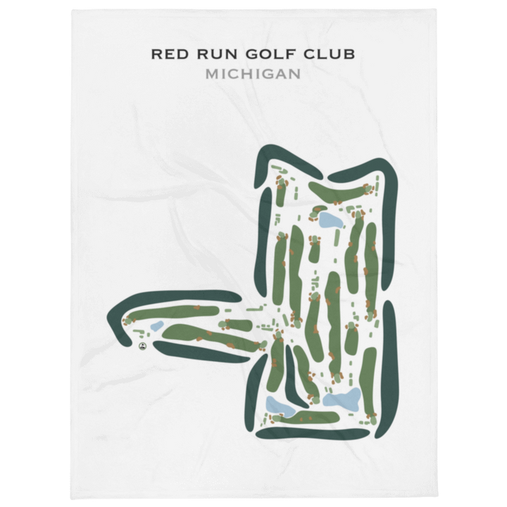 Red Run Golf Club, Michigan - Printed Golf Courses