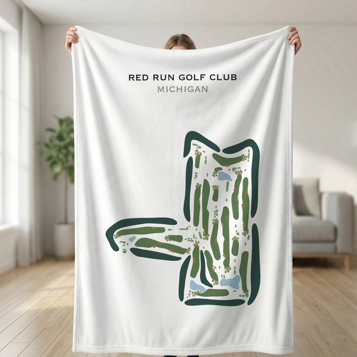 Red Run Golf Club, Michigan - Printed Golf Courses