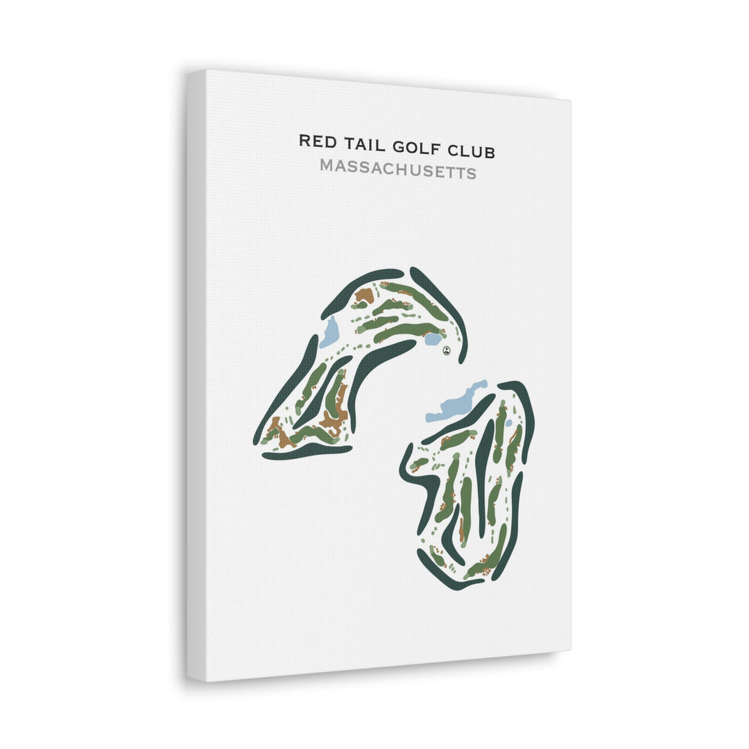 Red Tail Golf Club, Massachusetts - Printed Golf Course