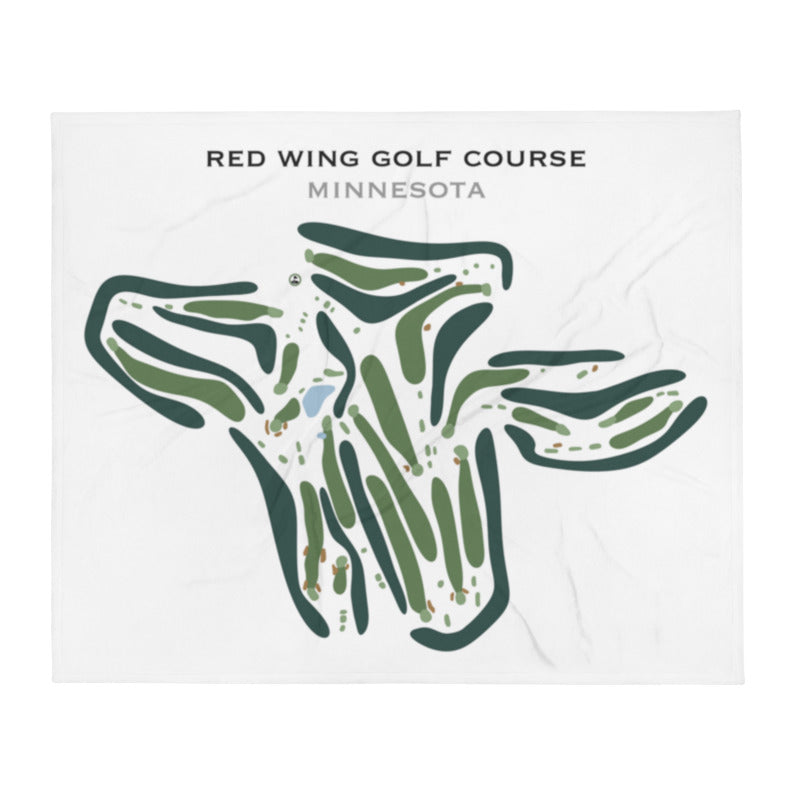 Red Wing Golf Course, Minnesota - Printed Golf Course