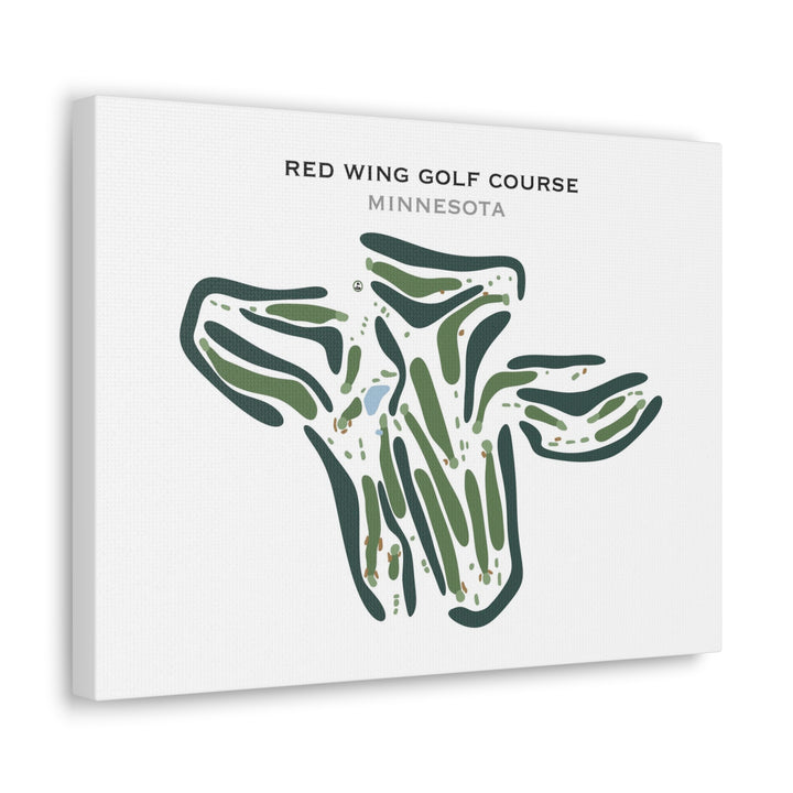 Red Wing Golf Course, Minnesota - Printed Golf Course