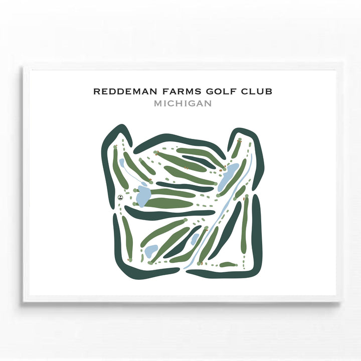 Reddeman Farms Golf Club, Michigan - Printed Golf Courses