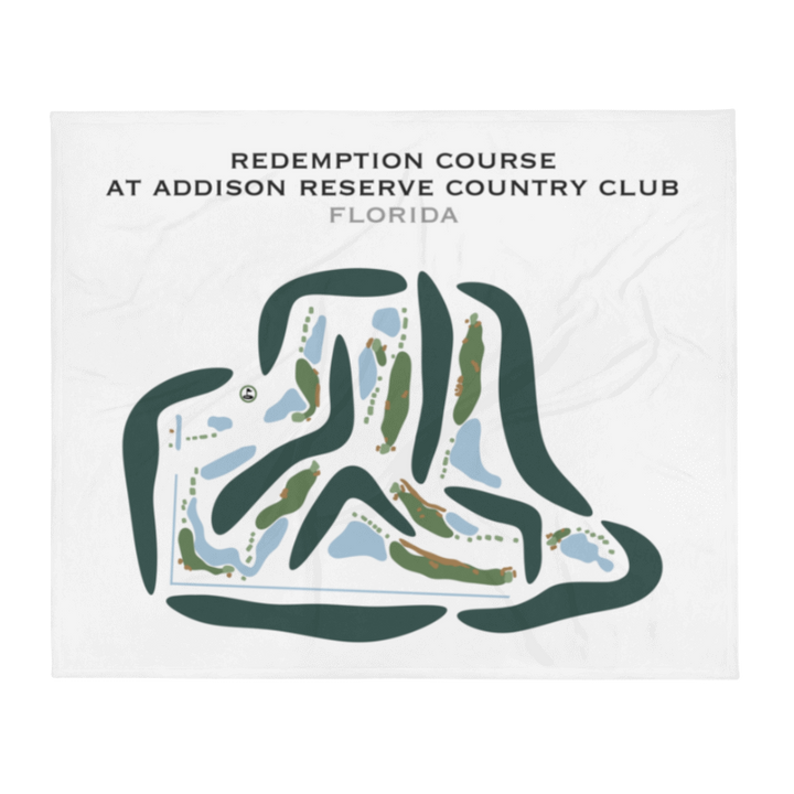 Redemption Course at Addison Reserve Country Club, Florida - Printed Golf Courses