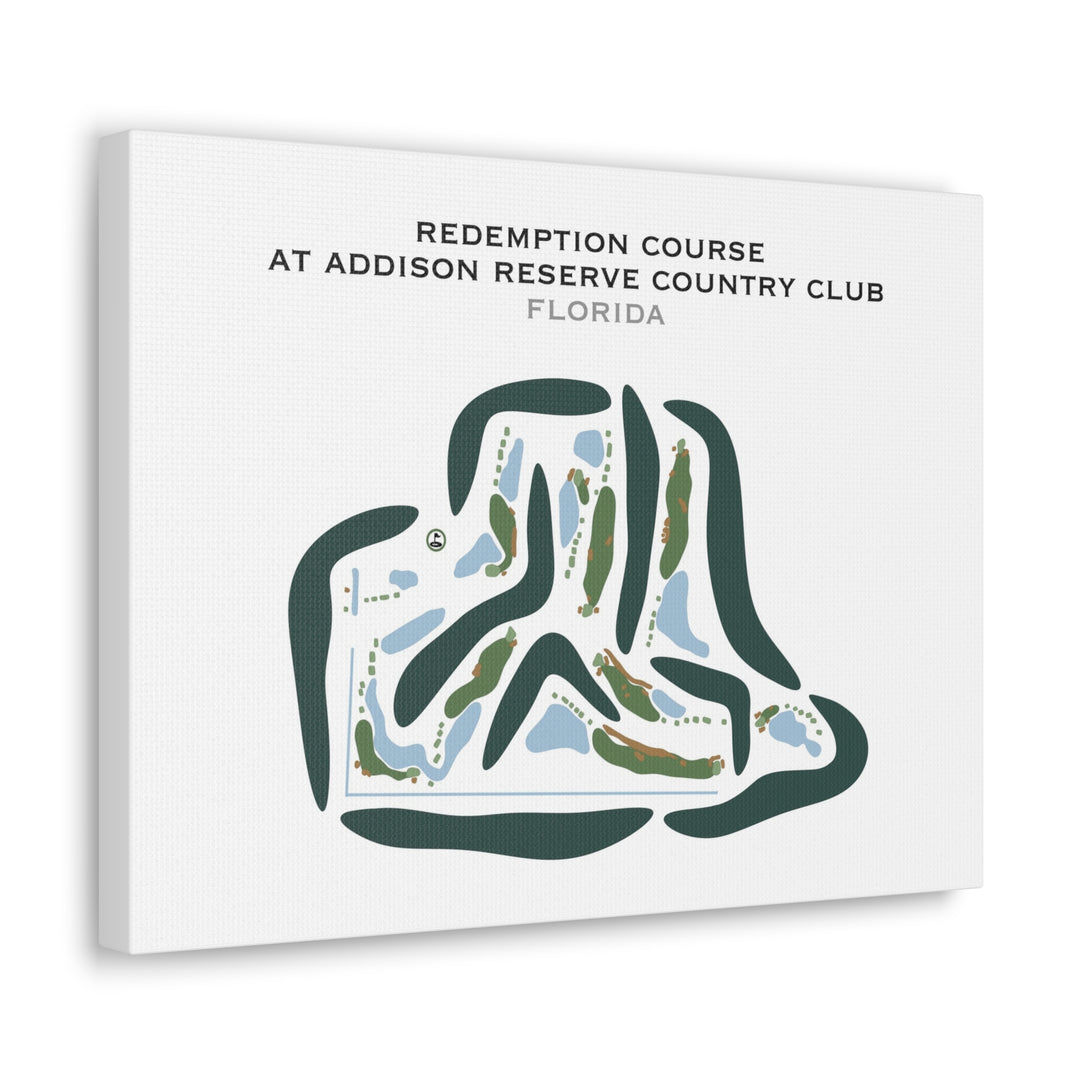 Redemption Course at Addison Reserve Country Club, Florida - Printed Golf Courses