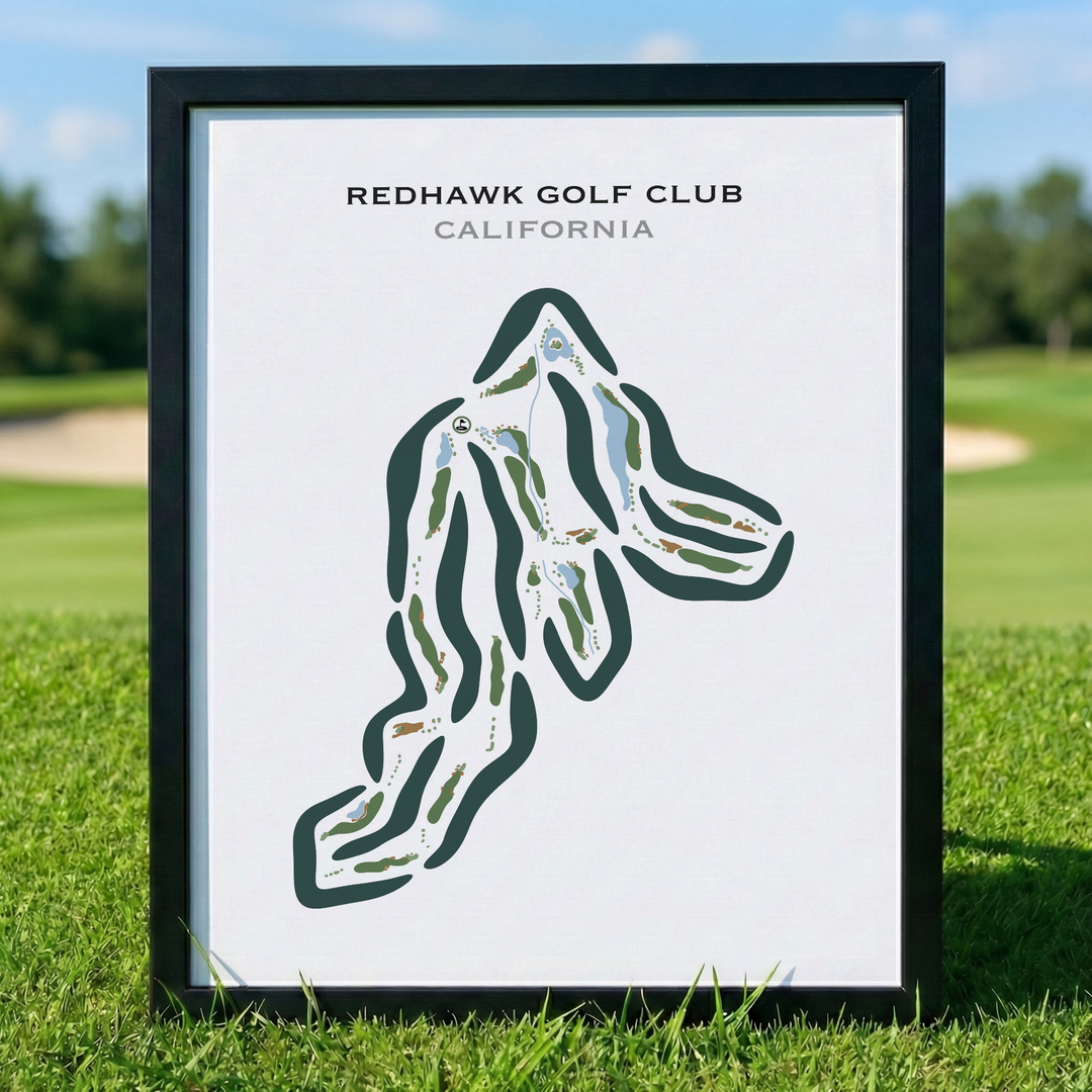 Redhawk Golf Club, California - Printed Golf Courses