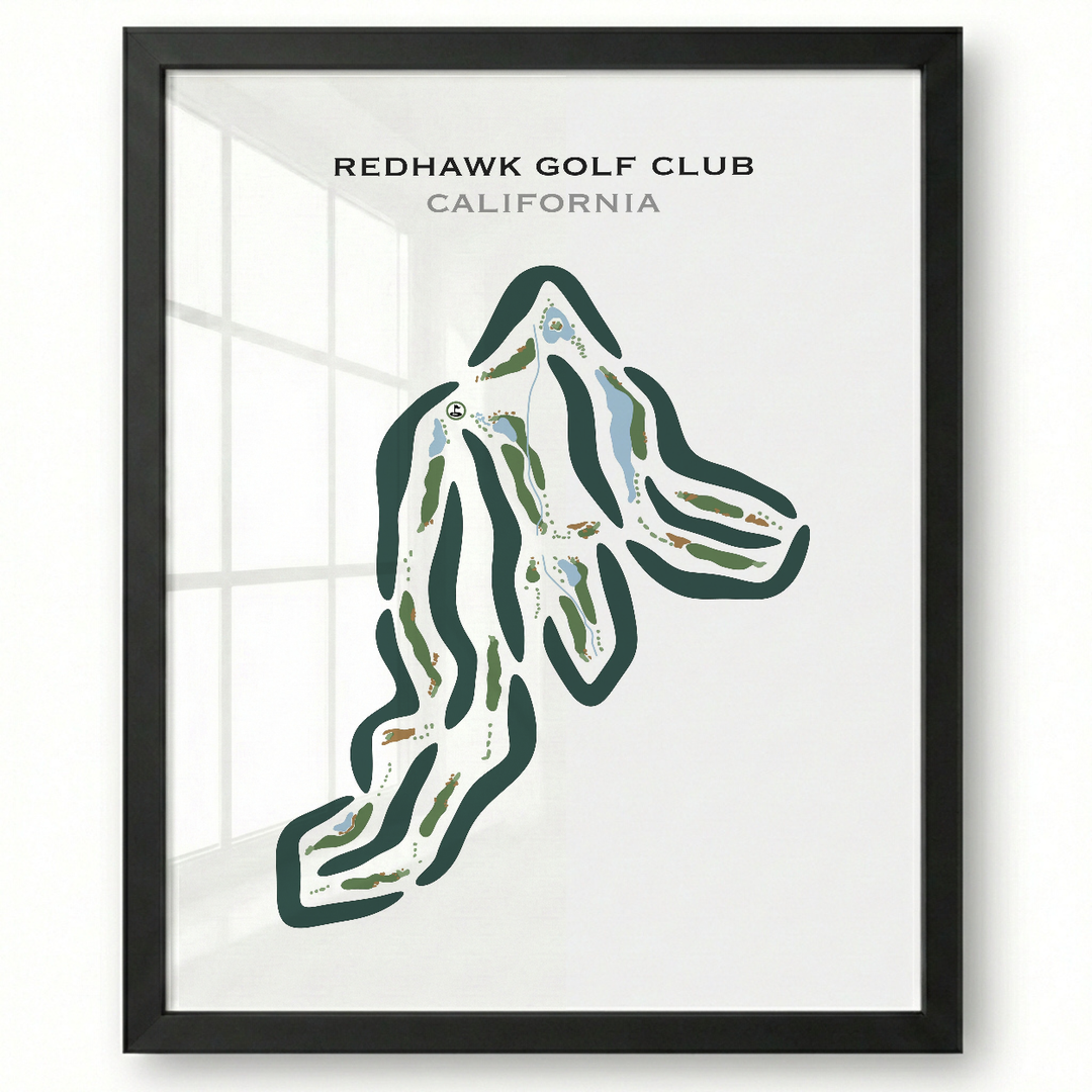 Redhawk Golf Club, California - Printed Golf Courses