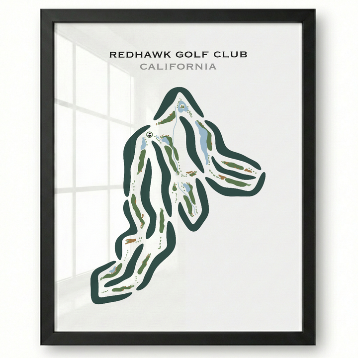 Redhawk Golf Club, California - Printed Golf Courses