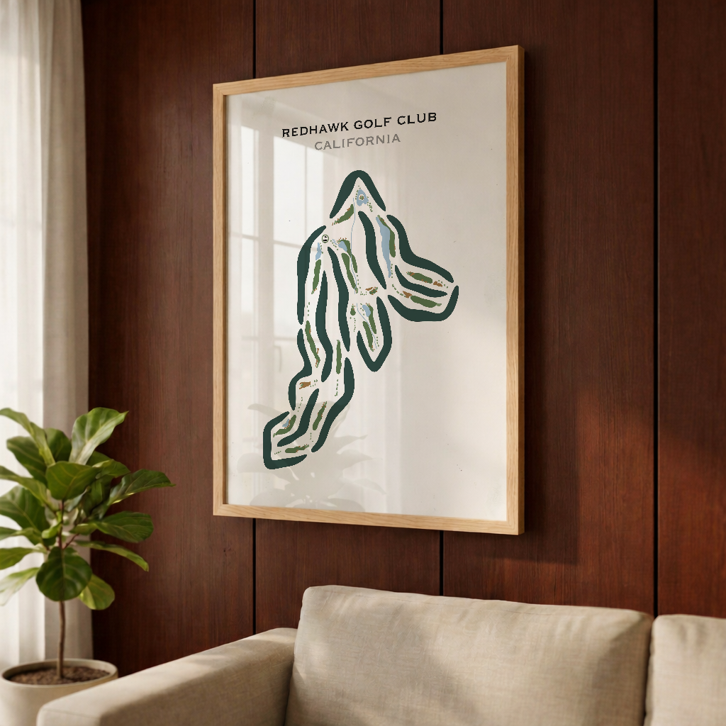 Redhawk Golf Club, California - Printed Golf Courses
