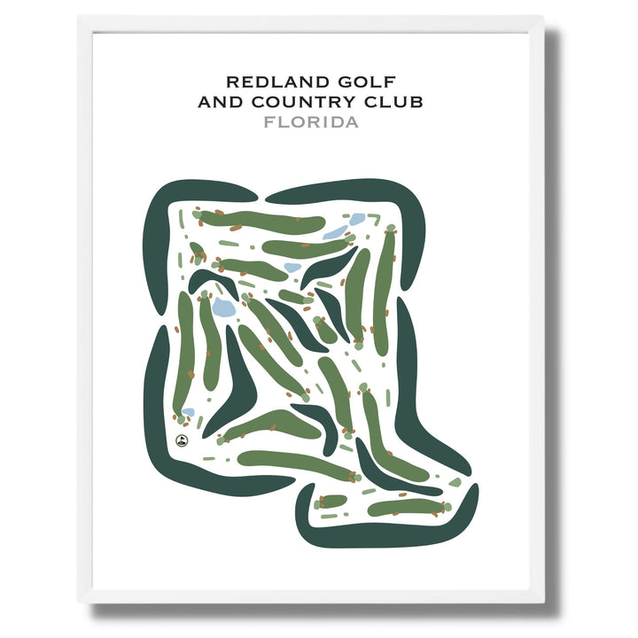 Redland Golf & Country Club, Florida - Printed Golf Courses
