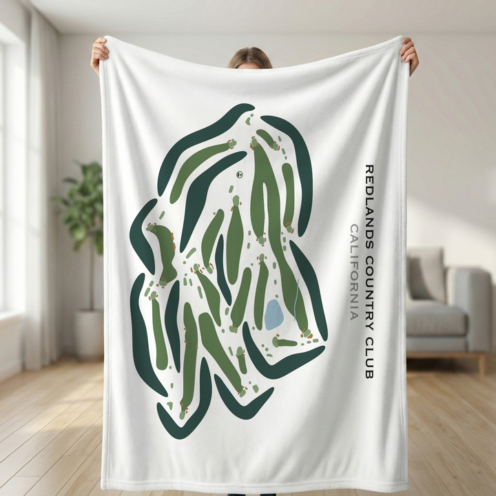 Redlands Country Club, California - Printed Golf Courses