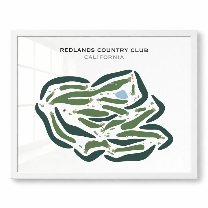 Redlands Country Club, California - Printed Golf Courses