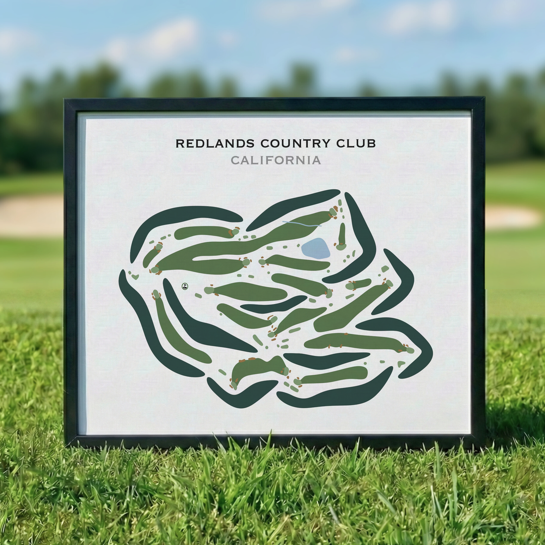 Redlands Country Club, California - Printed Golf Courses