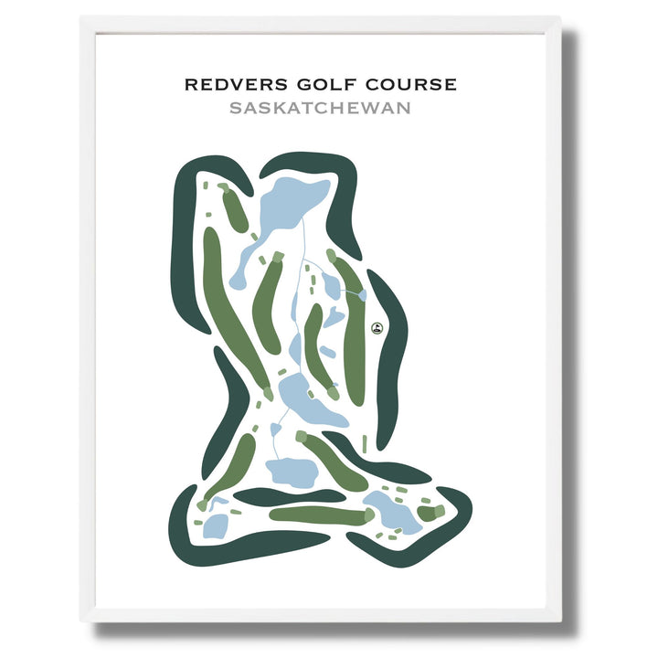 Redvers Golf Course, Saskatchewan - Printed Golf Courses