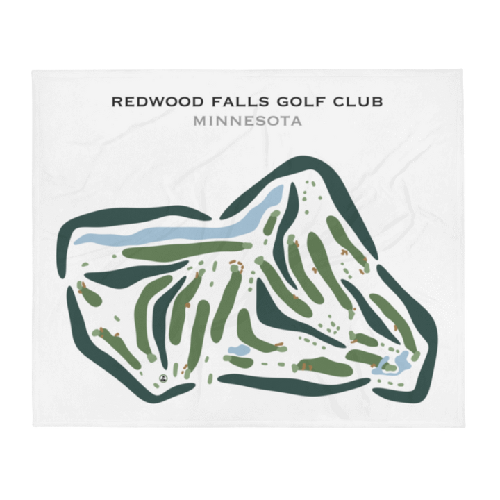 Redwood Falls Golf Club, Minnesota - Printed Golf Courses