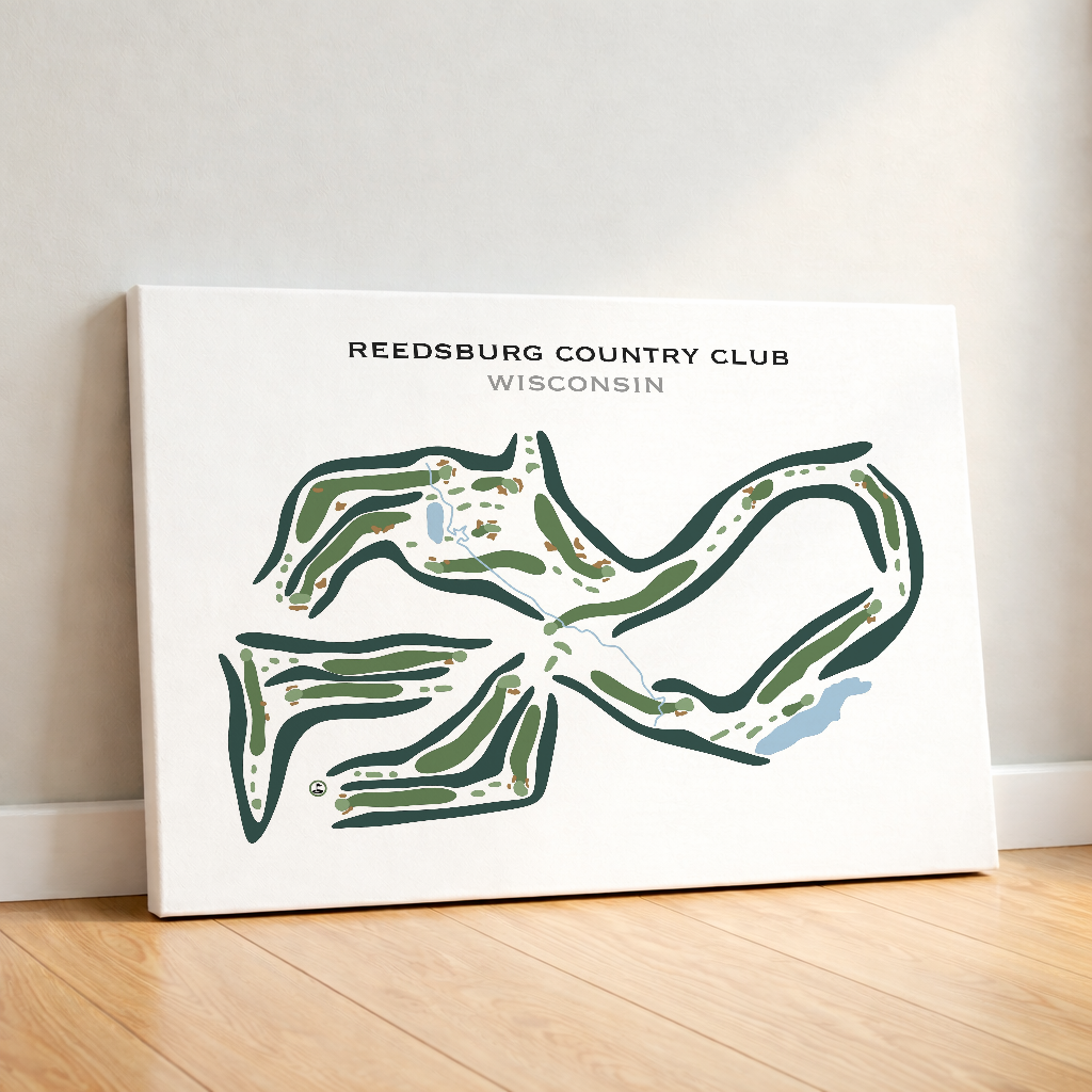 Reedsburg Country Club, Wisconsin - Printed Golf Courses
