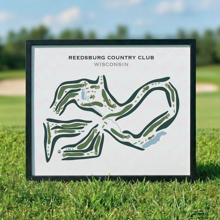 Reedsburg Country Club, Wisconsin - Printed Golf Courses