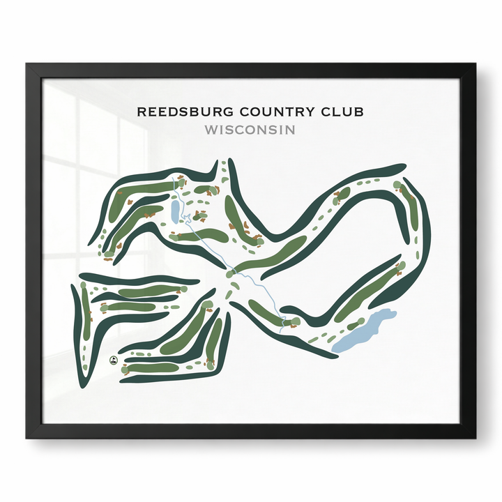 Reedsburg Country Club, Wisconsin - Printed Golf Courses