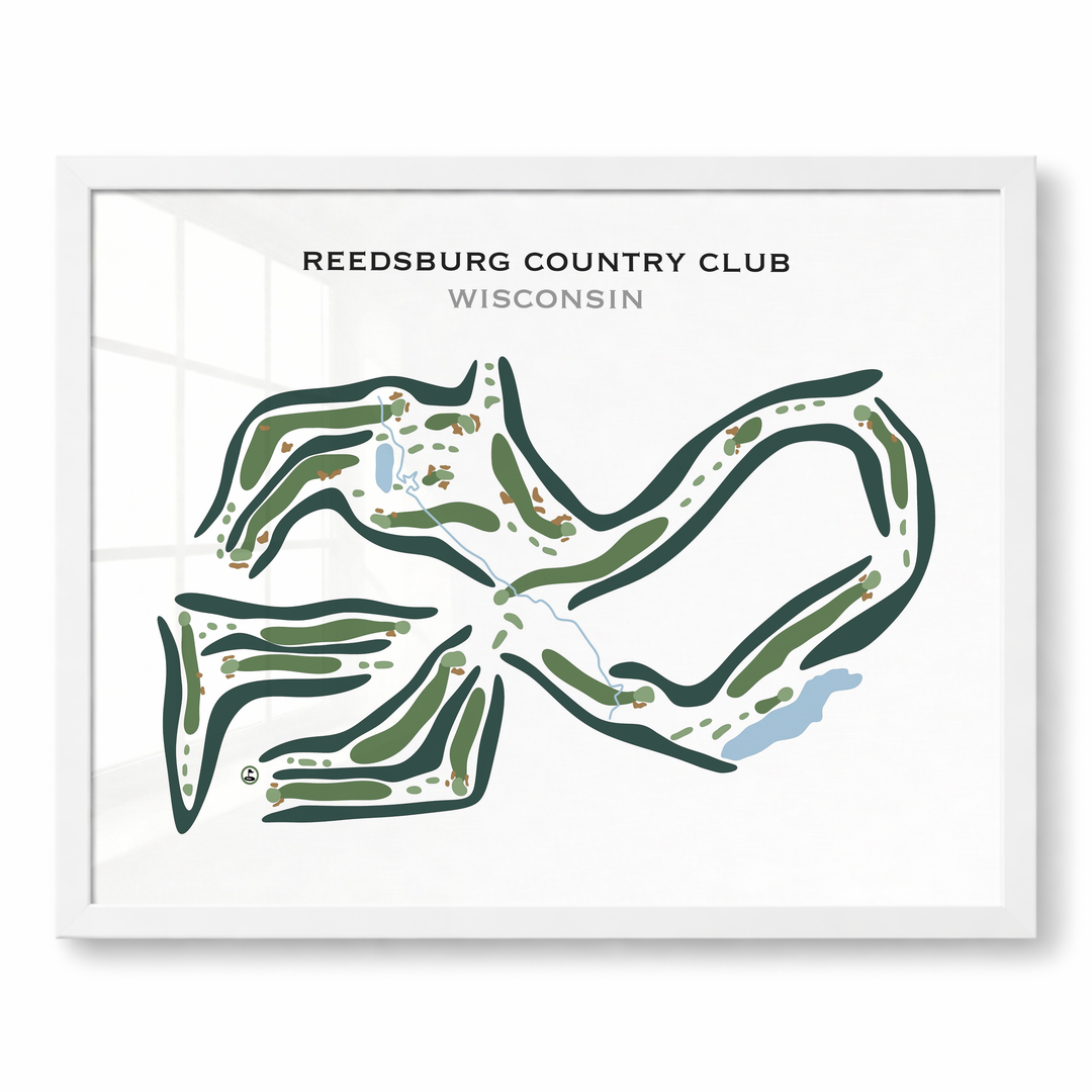 Reedsburg Country Club, Wisconsin - Printed Golf Courses