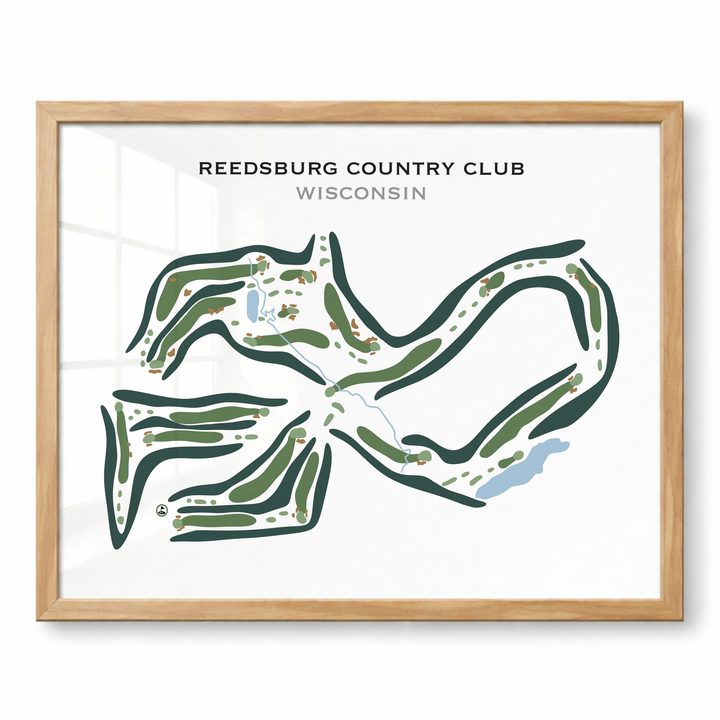 Reedsburg Country Club, Wisconsin - Printed Golf Courses