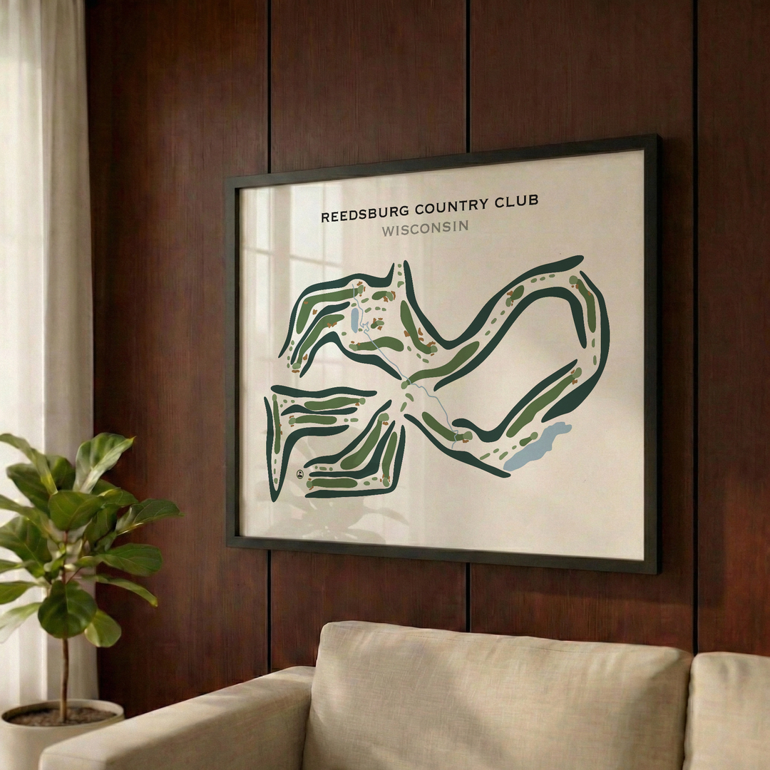 Reedsburg Country Club, Wisconsin - Printed Golf Courses