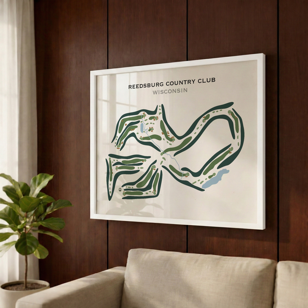 Reedsburg Country Club, Wisconsin - Printed Golf Courses