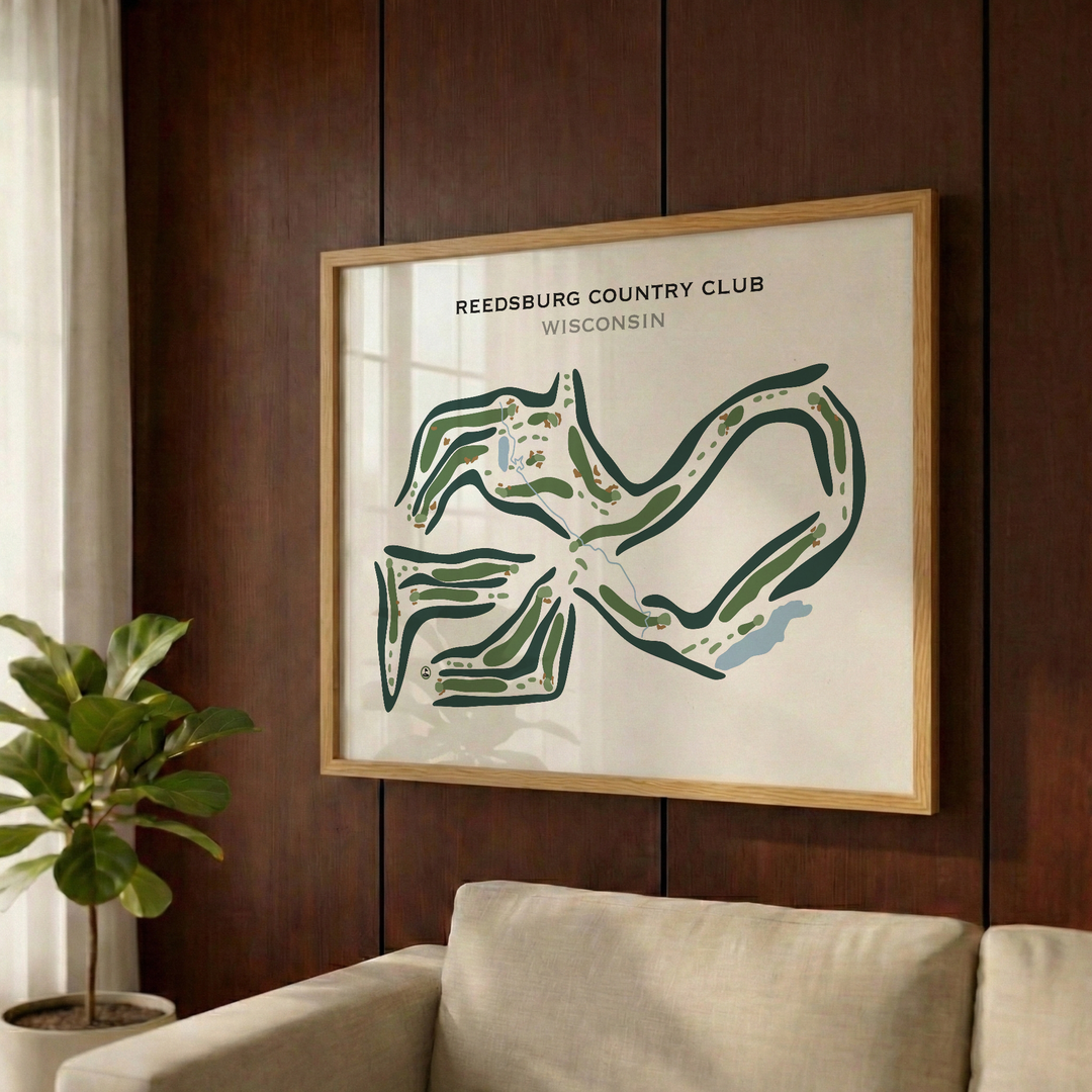 Reedsburg Country Club, Wisconsin - Printed Golf Courses