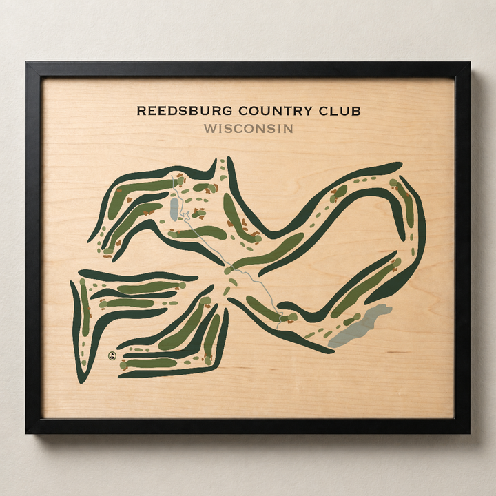 Reedsburg Country Club, Wisconsin - Printed Golf Courses