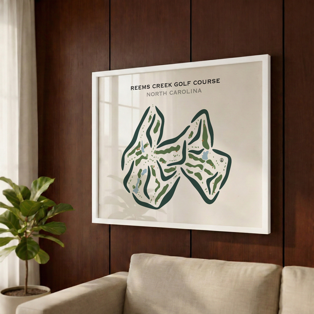 Reems Creek Golf Course, North Carolina - Printed Golf Courses