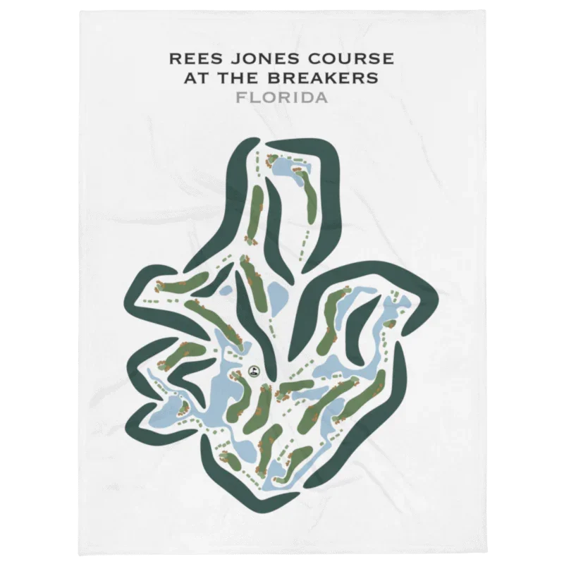 Rees Jones Course at The Breakers, Florida - Printed Golf Courses