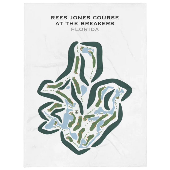 Rees Jones Course at The Breakers, Florida - Printed Golf Courses
