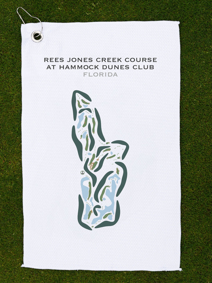 Rees Jones Creek Course at Hammock Dunes Club, Florida - Printed Golf Courses