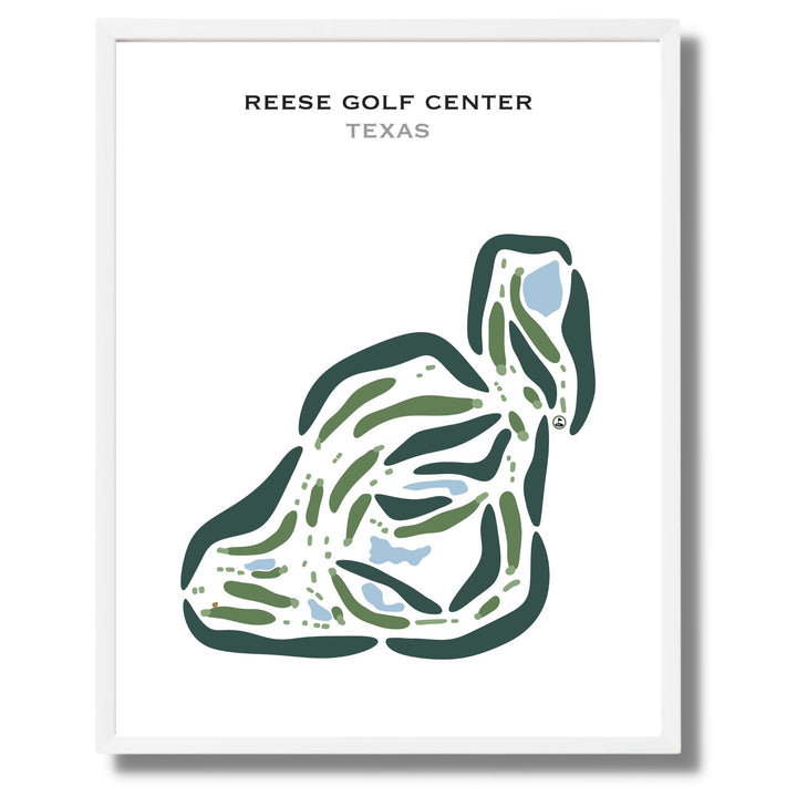 Reese Golf Center, Texas - Printed Golf Courses