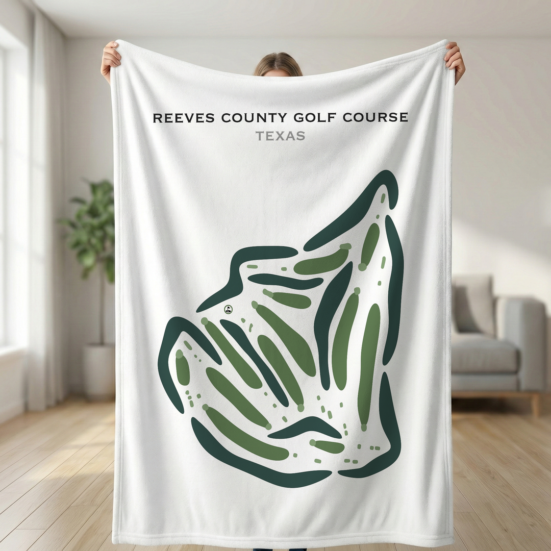 Reeves County Golf Course, Texas - Printed Golf Courses