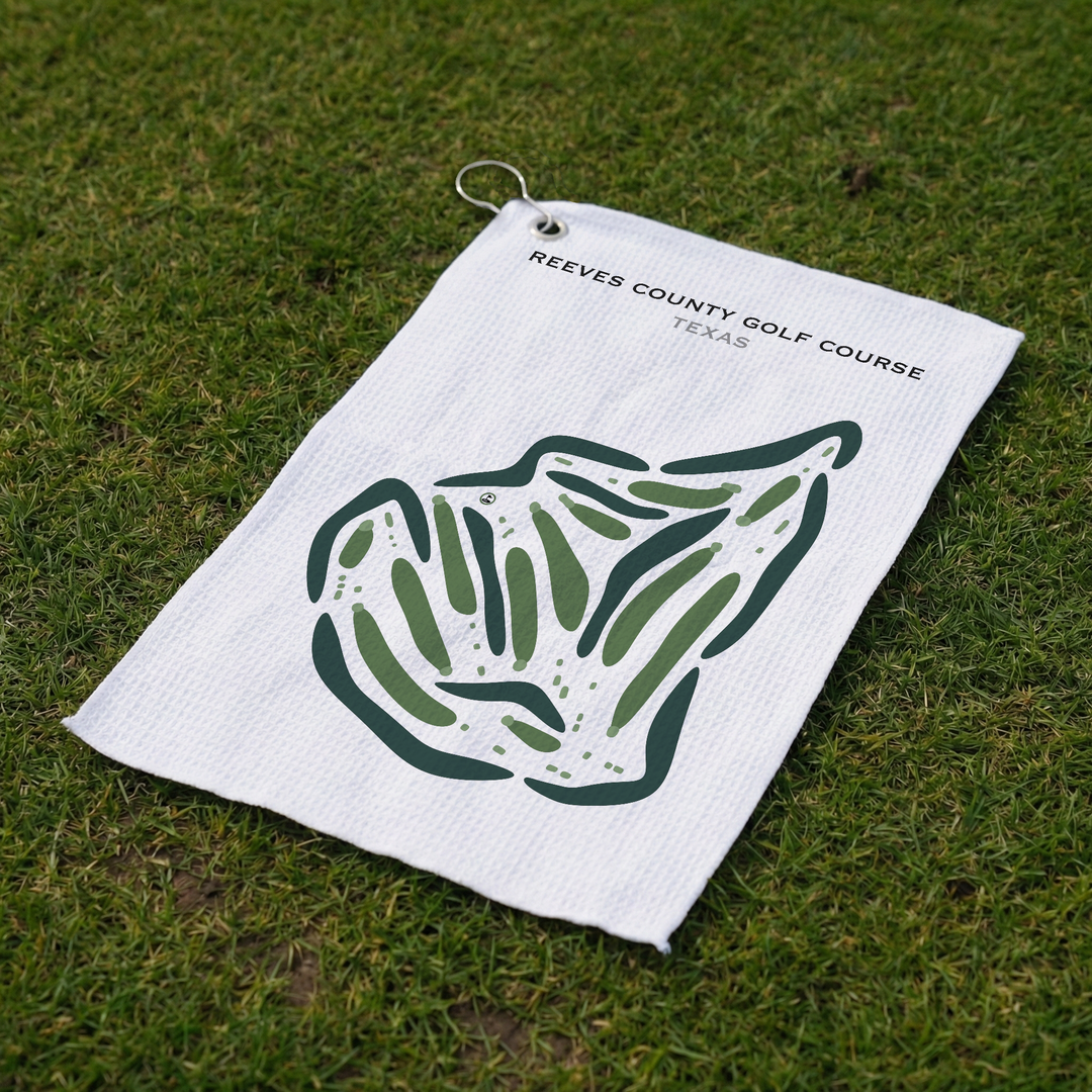 Reeves County Golf Course, Texas - Printed Golf Courses